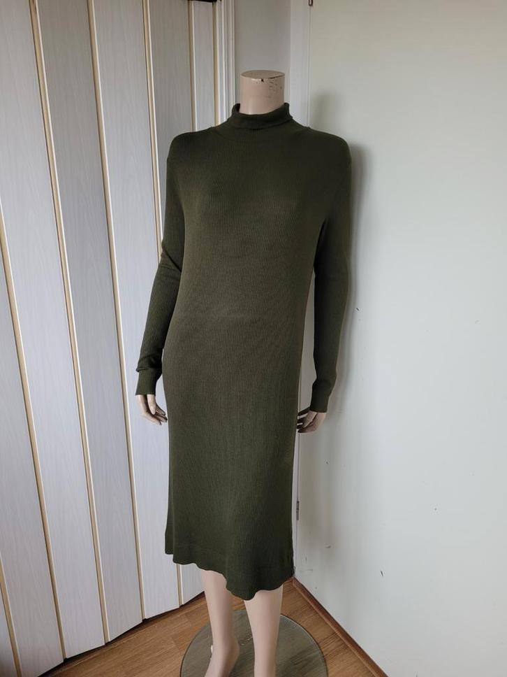 Gstar jurk lang winter maat M/38 groen, Kleding | Dames, Jurken, Zo goed als nieuw, Maat 38/40 (M), Groen, Onder de knie, Ophalen of Verzenden