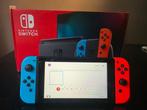 Nintendo Switch V2, Spelcomputers en Games, Spelcomputers | Nintendo Switch, Ophalen, Zo goed als nieuw, Met 2 controllers, Switch 2019 Upgrade