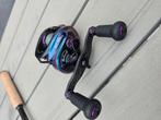 Abu garcia reel REVO4 IKE-L + Shimano Beastmaster, Watersport en Boten, Ophalen, Zo goed als nieuw, Molen