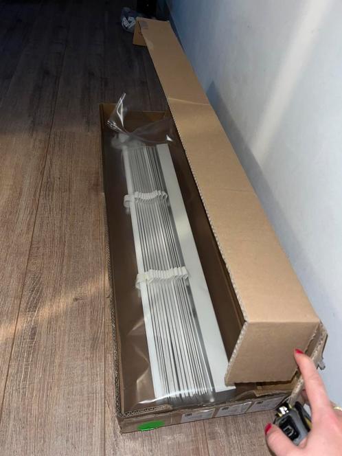 Wit houten jaloezieën 2x90, 2x80, 3 overige, Huis en Inrichting, Stoffering | Gordijnen en Lamellen, Gebruikt, 50 tot 100 cm, Wit