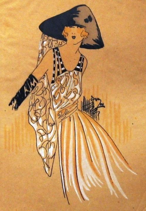 Tres Parisien 1921-22 TWEE stuks Art Deco Mode Pochoir ill., Antiek en Kunst, Antiek | Boeken en Bijbels, Ophalen of Verzenden