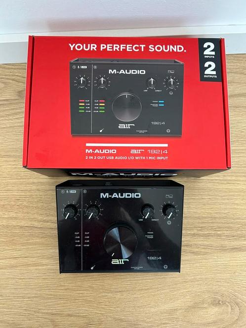 M-Audio air 192|4 + kabels!!, Muziek en Instrumenten, Midi-apparatuur, Gebruikt, Ophalen of Verzenden