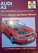 Haynes Reparatiehandleiding Audi A3 (1996-2003), Auto diversen, Handleidingen en Instructieboekjes, Ophalen of Verzenden