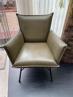 2 groene fauteuils, Huis en Inrichting, Fauteuils, Ophalen, Gebruikt, 50 tot 75 cm
