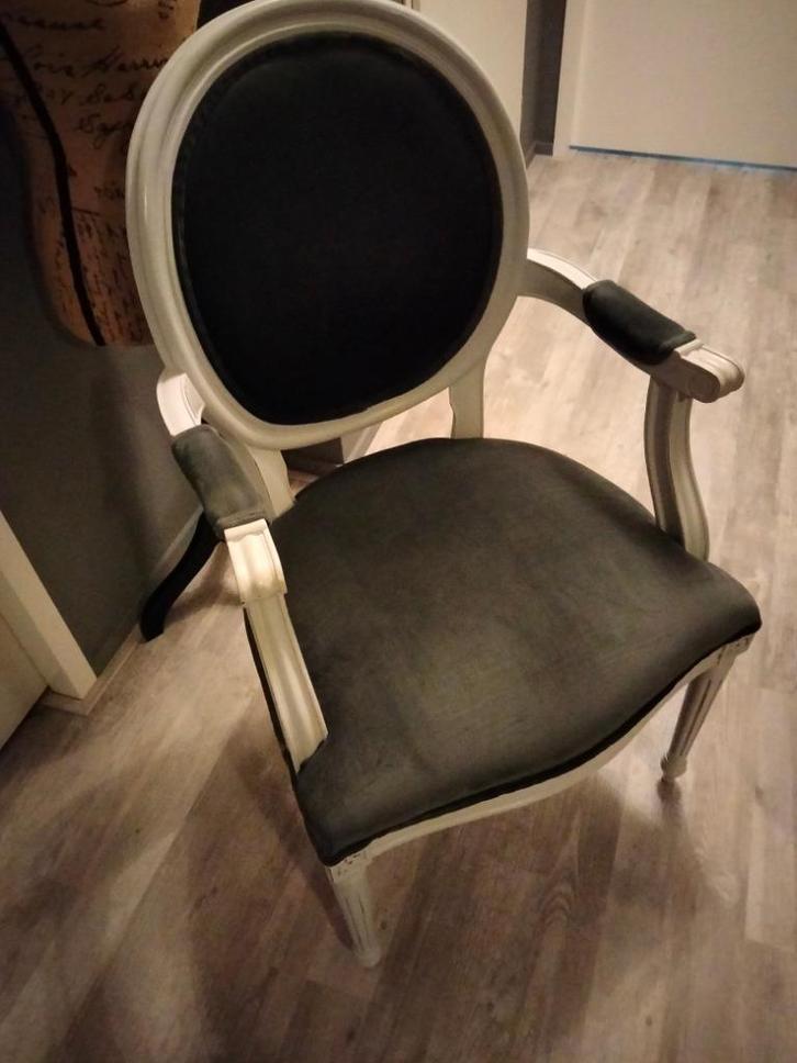 Fraaie stoel in Barokstijl, Huis en Inrichting, Stoelen, Gebruikt, Eén, Stof, Ophalen