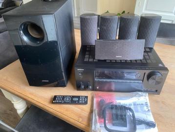 AV Reciever Onkyo TX-NR656 met  Onkyo 5.1 speakerset beschikbaar voor biedingen
