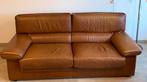 2 en 3 zits rundlederen bankstel, Ophalen, Gebruikt, Rechte bank, Modern