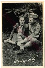 Ned militaire ansichtkaart 53, Verzamelen, Militaria | Tweede Wereldoorlog, Embleem of Badge, Nederland, Ophalen of Verzenden