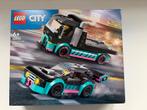Lego City Raceauto en Autotransporter, Lego, Denemarken, Nieuw, Ophalen of Verzenden