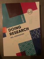 Doing Research 6th edition, Overige wetenschappen, Ophalen of Verzenden, Zo goed als nieuw, Nel Verhoeven