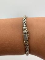 BB6 Prachtige zilveren Buddha to Buddha armband, Ophalen of Verzenden, X, Zilver, Zilver