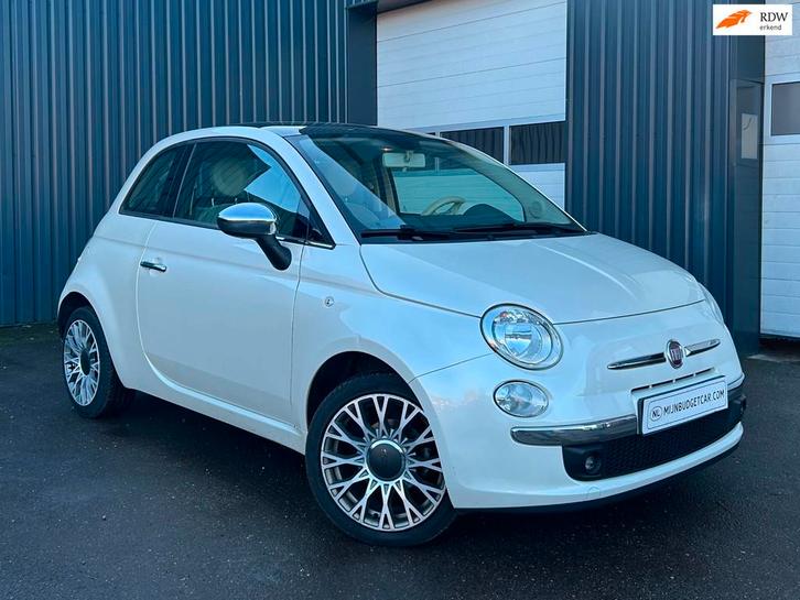 Fiat 500 1.2 Lounge TOP AUTO, Auto's, Fiat, Bedrijf, Te koop, ABS, Airbags, Airconditioning, Bluetooth, Centrale vergrendeling