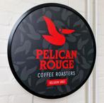 Pelican Rouge reclamebord lamp lichtbak goede staat mooi, Gebruikt, Ophalen, Lichtbak of (neon) lamp