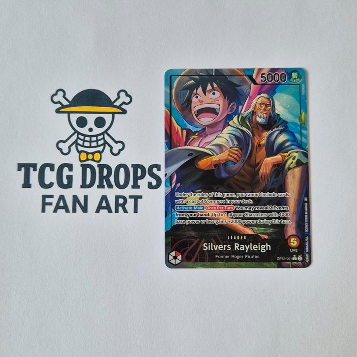 Silvers Rayleigh (Leader) OP12-001 Legacy of the master, Hobby en Vrije tijd, Verzamelkaartspellen | Overige, Nieuw, Ophalen of Verzenden