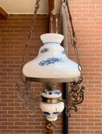 De grote hanglamp  Delfts blauw, Ophalen