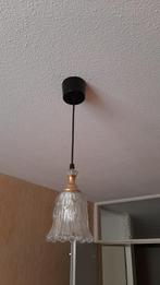 Vintage hanglamp cascade hollywood regency hanglampje glas, Ophalen