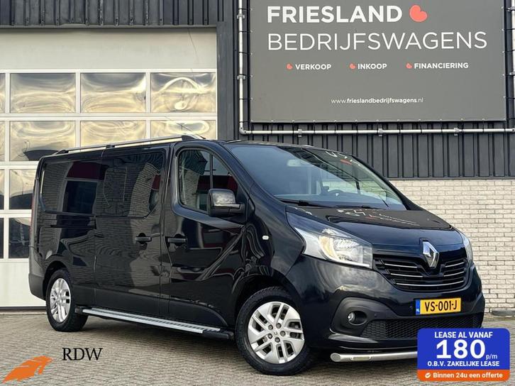 Renault Trafic 1.6 dCi 140pk L2H1 Dubbele Cabine Comfort Tre, Auto's, Bestelauto's, Bedrijf, Te koop, ABS, Airconditioning, Alarm