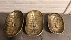 Gouden Schildpad Wandlampen - Set van 3, Ophalen, Zo goed als nieuw, Metaal