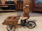 Vintage decoratief beeld - IJscowagen miniatuur, Ophalen of Verzenden