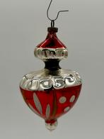 Oude kerstbal soort klokhuis ornament, Diversen, Kerst, Ophalen of Verzenden, Gebruikt