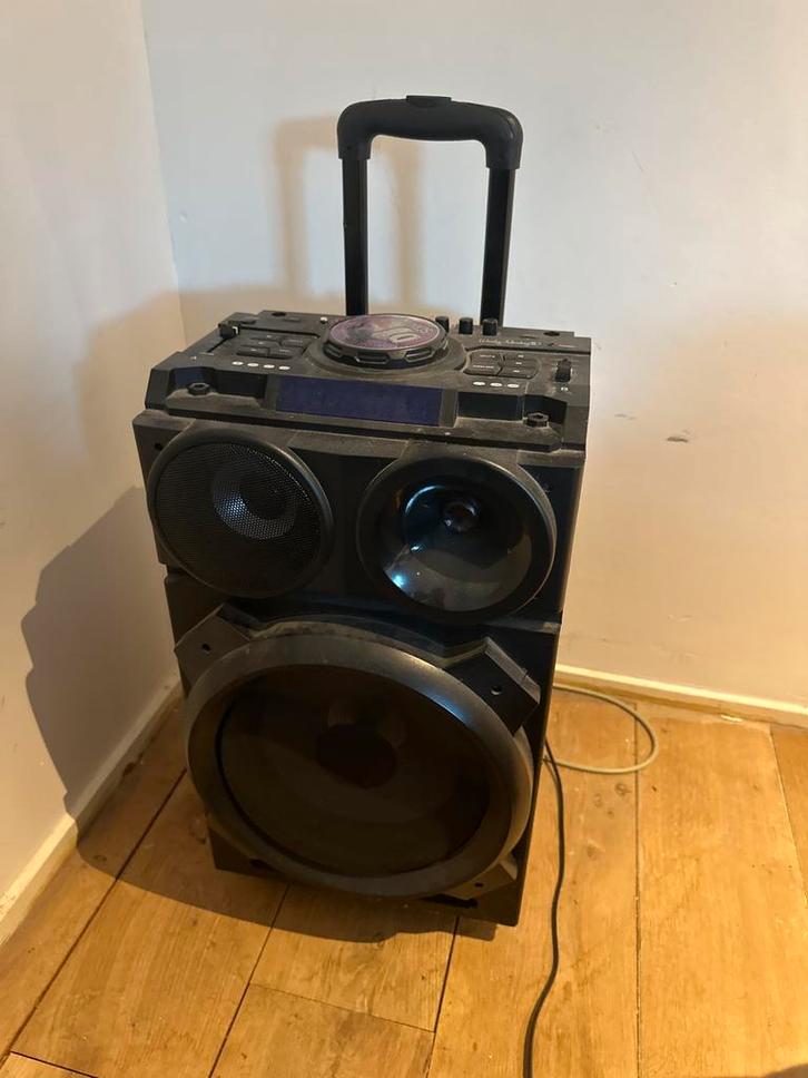 Wonky Monkey WM SP-DJ100BL Mobiele Speaker, Audio, Tv en Foto, Karaoke-apparatuur, Gebruikt, Luidspreker(s), Ophalen of Verzenden