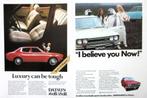 11 oude advertenties reclames Datsun autos 71-81 Nissan auto, Verzenden, Gebruikt, Auto's