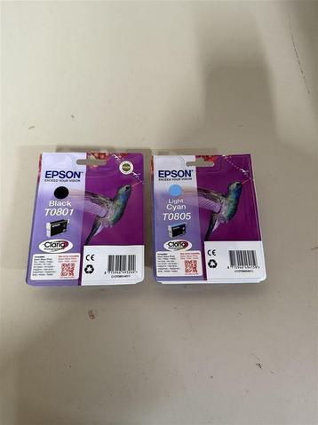 Epson Ink Cartridges T0801 T0805 beschikbaar voor biedingen