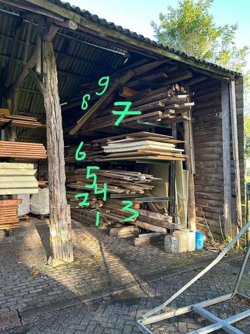 oud hout eiken, Doe-het-zelf en Verbouw, Hout en Planken, Gebruikt, Balk, Overige houtsoorten, 300 cm of meer, Ophalen