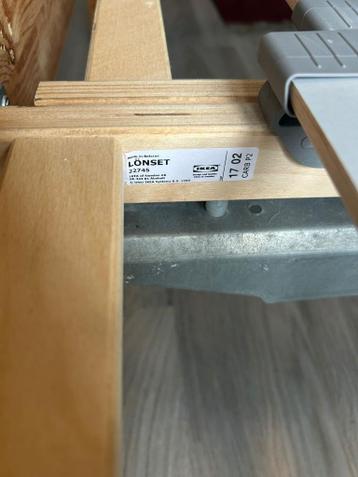 Bedframe Tarva (IKEA) met lattenbodem. 140x200cm - afbeelding 6