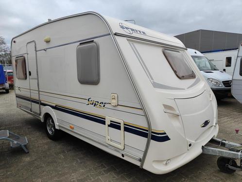 Sprite Super 450 fransbed en rondzit, voortent en luifel, Caravans en Kamperen, Caravans, Bedrijf, tot en met 4, 750 - 1000 kg