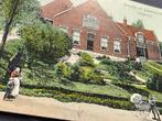 Vroege ansichtkaart van de Oostdijk in IJsselmonde ca.1909, Verzamelen, Ansichtkaarten | Nederland, Ophalen of Verzenden, Voor 1920