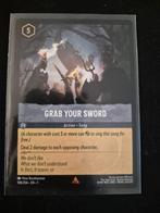 Lorcana C1 First Chapter, Grab your sword 198/204, NM, Verzenden, Nieuw, Foil