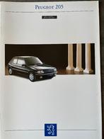Folder van Peugeot 205 Gentry, 1993, Ophalen of Verzenden, Nieuw, Peugeot
