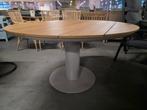 Sensline ronde eettafel, Ø 135 cm, blad met houtlook, Ophalen of Verzenden, Nieuw