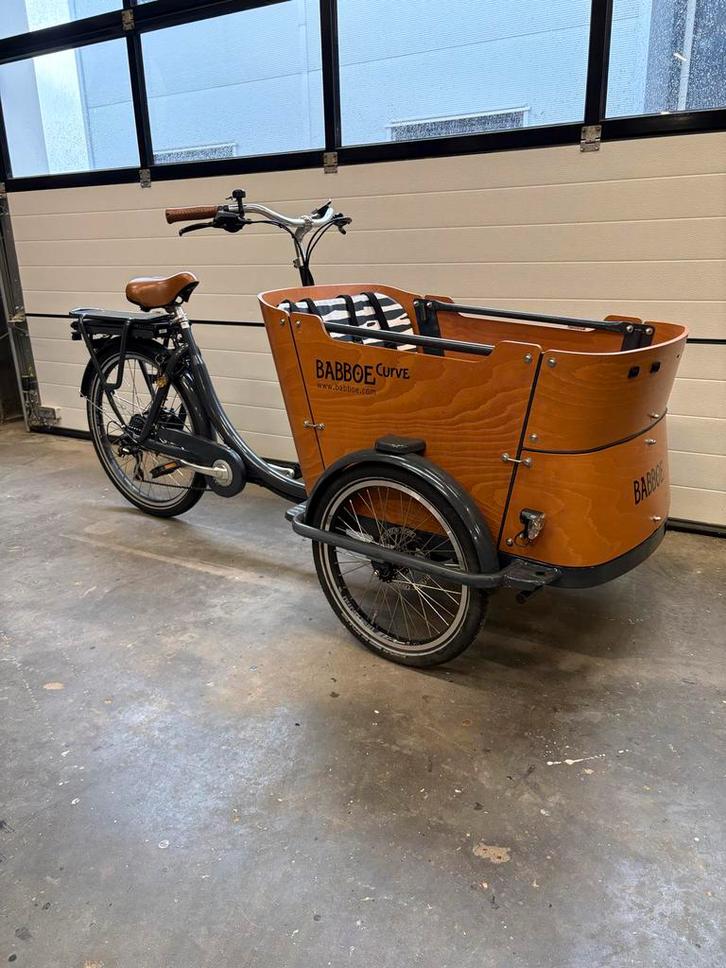 Babboe Curve Bakfiets compleet - Zo goed als nieuw!, Fietsen en Brommers, Fietsen | Bakfietsen, Zo goed als nieuw, 2 kinderen