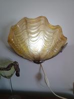 Orginele art deco schelplamp, Ophalen of Verzenden, Zo goed als nieuw