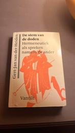 Gert-Jan van der Heiden - De stem van de doden, Gert-Jan van der Heiden, Ophalen of Verzenden, Zo goed als nieuw, Cultuurfilosofie