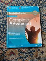 Cambridge English Complete Advanced - Student's Book (Nieuw), Ophalen of Verzenden, Nieuw, Guy Brook-Hart and Simon Haines, Non-fictie
