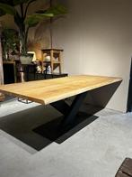 Nieuwe Industriële Eiken Tafel, Huis en Inrichting, 100 tot 150 cm, Zo goed als nieuw, Vijf personen of meer, 150 tot 200 cm