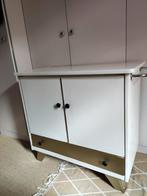 Vintage commode wit en goud, Kinderen en Baby's, Kinderkamer | Commodes en Kasten, Ophalen of Verzenden, Gebruikt, 50 tot 70 cm