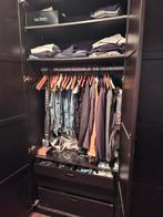 Bruinzwarte linnenkast PAX Ikea, Ophalen, Gebruikt, 200 cm of meer, 200 cm of meer