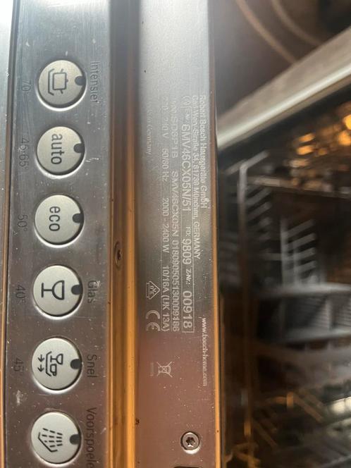 Bosch Inbouw Vaatwasser - 2 Jaar Oud, Witgoed en Apparatuur, Vaatwasmachines, Gebruikt, Inbouw, 85 tot 90 cm, 45 tot 60 cm, Minder dan 10 liter