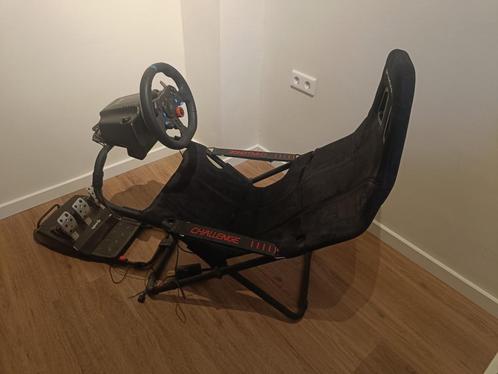 Logitech G29 playseat Challenge met pedalen, Spelcomputers en Games, Spelcomputers | Sony PlayStation Consoles | Accessoires, Zo goed als nieuw