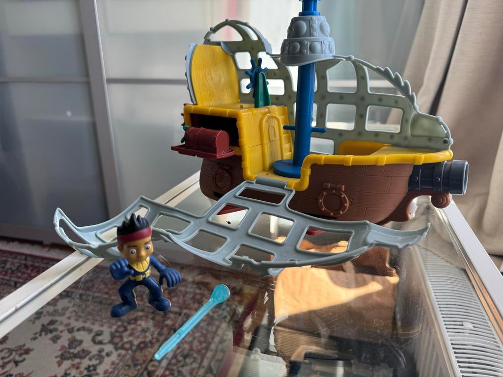Jake en de Nooitgedacht Piratenboot Speelset, Ophalen of Verzenden, Zo goed als nieuw, Jongen of Meisje