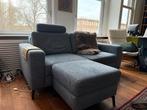 Blauwe tweezitsbank (Henders & Hazel), Huis en Inrichting, Ophalen, Zo goed als nieuw, Tweepersoons