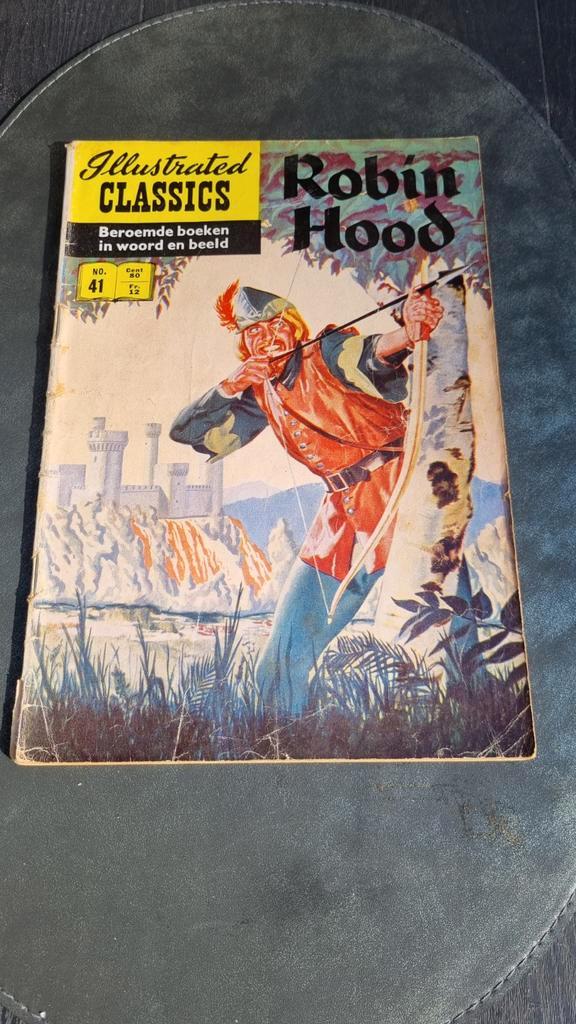 Robin Hood - Illustrated Classics #411e druk, Boeken, Stripboeken, Gelezen, Eén stripboek, Ophalen of Verzenden