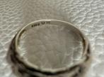 M203/Vintage Zilveren GFAB Brutalist ring Zweden 17, Sieraden, Tassen en Uiterlijk, Ringen, Gebruikt, Verzenden, X, Dame