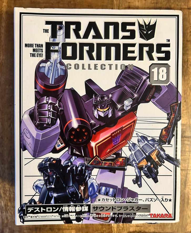 The Takara Transformers G1 Collection #18 Soundblaster, Verzamelen, Transformers, Nieuw, G1, Decepticons, Ophalen of Verzenden