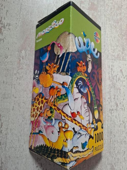 HEYE MORDILLO puzzel Tarzan 1000 stukjes, Hobby en Vrije tijd, Denksport en Puzzels, Gebruikt, Legpuzzel, 500 t/m 1500 stukjes