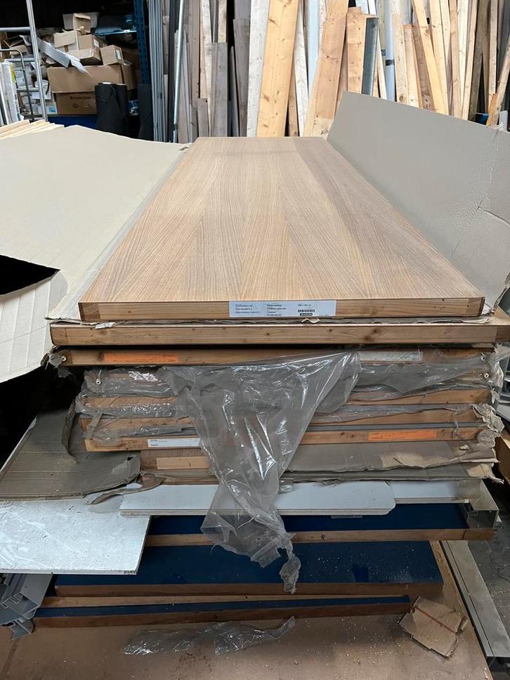 Deuren eiken fineer laag, Doe-het-zelf en Verbouw, Deuren en Horren, Zo goed als nieuw, Binnendeur, 215 cm of meer, 80 tot 100 cm